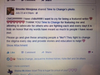 Brooke on mental health stigma